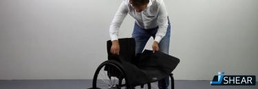 Invacare positionering - Vicair iShear -  måling - siddestilling i kørestol - hjælpemidler til handicappede og ældre