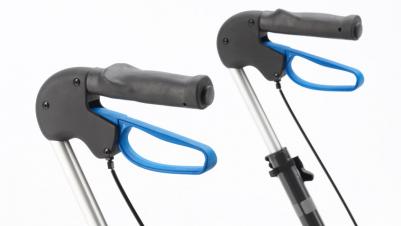 Invacare Dolomite Gloss rollator - moderne, holdbar, sammenklappelig rollator - sikker - hjælpemidler til ældre og seniorer