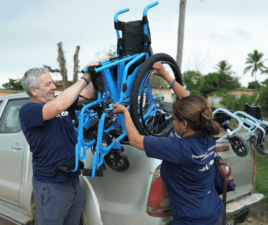 Uddeling af kørestole