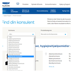 Salgsteam, salgskonsulent, Invacare, hjælpemidler 