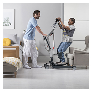 Invacare, hjælpemidler, stålift, forflytning, arbejdsmiljø, sikkerhed, løftesejl 