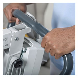 Invacare, hjælpemidler, stålift, forflytning, arbejdsmiljø, sikkerhed, løftesejl