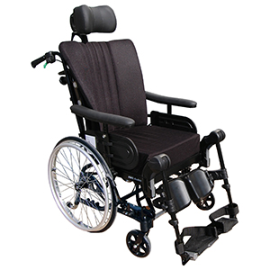 Invacare Komfortkørestol, flex3 ryg, siddestilling, positionering, trykaflastning, hjælpemidler til ældre og handicappede