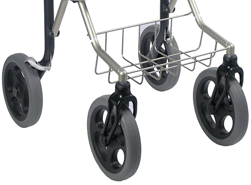 Transporthylde på Dolomite Soprano rollator fra Invacare