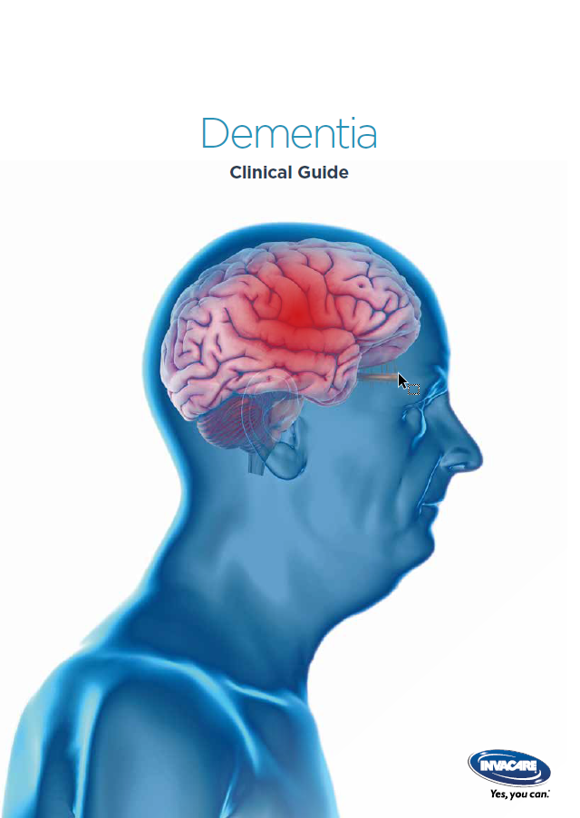 Forside klinisk guide demens fra Invacare