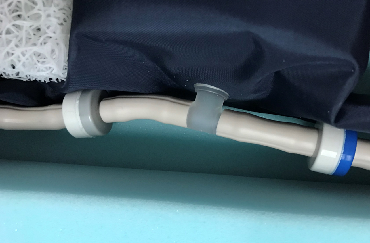 Små ventiler sørger for at luften diffunerer imellem de enkelte celler med den rette hastighed og fordeling 