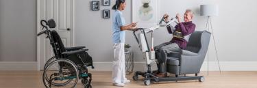 Invacare personløfter - lift - Invacare ISA -ISA PLUS stålift - forflytninger af ældre og handicappede - hjælpemiddel