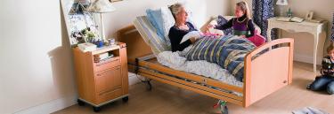 Tilbehør til Invacare plejesenge SB755 - sengebord - Sonnet Combi - sengebord med opbevaring - til hjemmepleje og hospitaler - Hjælpermidler til æ
