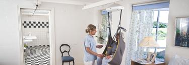 Invacare loftlift - personløfter - lift - Invacare Robin - Robin personløfter - forflytninger af ældre og handicappede - hjælpemiddel