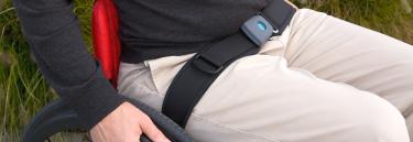 Invacare - positionering - Bodypoint hoftebælte med autospænde - anvendelse med Invacare kørestole - Hjælpemidler til Handicappede og ældre