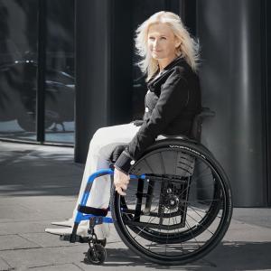 Küschall Compact, aktiv kørestol, sammenklappelig, Invacare, hjælpemidler