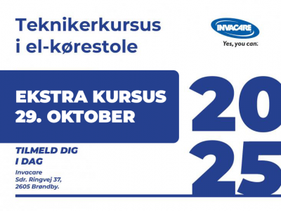 Ekstra teknikerkursus i el-kørestole 29. okt. 2025