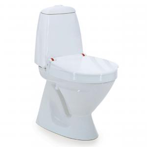 Invacare Aquatec AT90000 toiletforhøjere øger sædehøjden fælere forskellige højder - sikkerhed - få armlæn på toilettet. Hjælpemidler til ældre og handicappede
