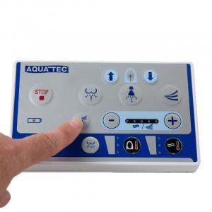 Invacare Aquatec Pure Bidet II komplet bidetløsning - håndbetjening til Skylle-/tørretoilet 