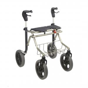 Invacare Dolomite Soprano rollator - robust udendørs rollator med store hjul - sikker - hjælpemidler til ældre og seniorer