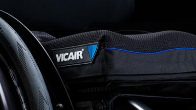Invacare kørestolspude - Vicair Active O2 siddepude, pude til kørestol, kørestolspude med luft- god trykaflastning, stabil siddestilling, positionering - hjælpemidler til handicappede og ældre