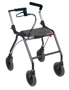Invacare Dolomite Futura rollator, alsidig, sikker, sammenklappelig rollator  - indstillingsvenlig - Hjælpemidler til ældre og seniorer