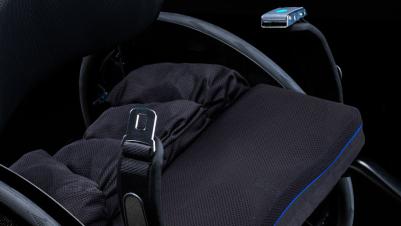 Invacare kørestolspude - Vicair Active O2 - BodyPoint Evoflex bækkenstøtte -  pBodyPoint Evoflex - god trykaflastning, stabil siddestilling, positionering - hjælpemidler til handicappede og ældre - bækkenstøtte