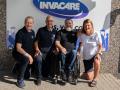 Invacare Danmark Jubilarer foran hovedindgang 