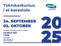 Teknikerkursus i el-kørestole 24. sep og 2. okt