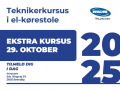 Ekstra teknikerkursus i el-kørestole 29. okt. 2025