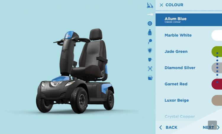 Foto af Orion Metro Scooter design tool